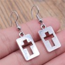 Boucles d'oreilles pendantes croisées pour femmes G467 17