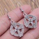 Boucles d'oreilles pendantes croisées pour femmes G467 21