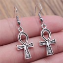 Boucles d'oreilles pendantes croisées pour femmes G467 22