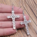 Boucles d'oreilles pendantes croisées pour femmes G467 23