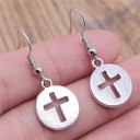 Boucles d'oreilles pendantes croisées pour femmes G467 10