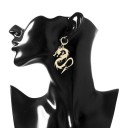 Boucles d'oreilles pendantes dragon pour femmes 2
