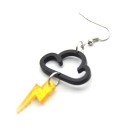 Boucles d'oreilles pendantes éclair pour femmes 6