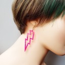 Boucles d'oreilles pendantes éclairs G1473 1