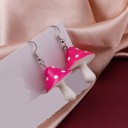 Boucles d'oreilles pendantes en forme de champignon pour femmes 11