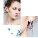 Boucles d'oreilles pendantes en forme de cœur A2835 3