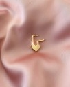 Boucles d'oreilles pendantes en forme de cœur avec fermoir 1