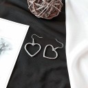 Boucles d'oreilles pendantes en forme de cœur G620 5
