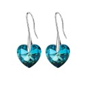 Boucles d'oreilles pendantes en forme de cœur G800 11