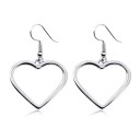 Boucles d'oreilles pendantes en forme de cœur pour femmes G319 6