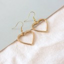 Boucles d'oreilles pendantes en forme de cœur pour femmes G319 13