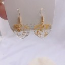 Boucles d'oreilles pendantes en forme de cœur pour femmes G391 3