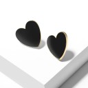 Boucles d'oreilles pendantes en forme de cœur pour femmes G704 2
