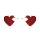 Boucles d'oreilles pendantes en forme de cœur pour femmes G766 5