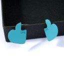 Boucles d'oreilles pendantes en forme de cœur pour femmes G766 7