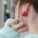 Boucles d'oreilles pendantes en forme de cœur pour femmes G766 3