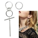 Boucles d'oreilles pendantes en forme de croix 3