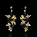Boucles d'oreilles pendantes en forme de grappe pour femmes 6