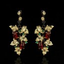 Boucles d'oreilles pendantes en forme de grappe pour femmes 5