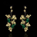 Boucles d'oreilles pendantes en forme de grappe pour femmes 7
