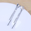 Boucles d'oreilles pendantes en forme de papillon 2