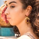 Boucles d'oreilles pendantes en forme de pomme pour femmes G191 3