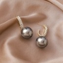 Boucles d'oreilles pendantes en perle pour femmes 7