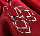 Boucles d'oreilles pendantes entrelacées 2