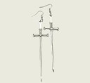 Boucles d'oreilles pendantes épées 2