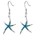 Boucles d'oreilles pendantes étoile de mer pour femmes 5