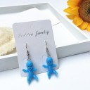 Boucles d'oreilles pendantes femme bonhomme 5