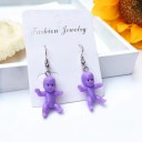 Boucles d'oreilles pendantes femme bonhomme 8
