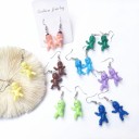 Boucles d'oreilles pendantes femme bonhomme 1