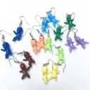 Boucles d'oreilles pendantes femme bonhomme 2