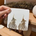 Boucles d'oreilles pendantes femme poisson 2