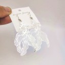 Boucles d'oreilles pendantes femme poisson 4