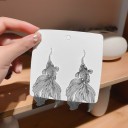 Boucles d'oreilles pendantes femme poisson 6
