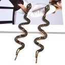 Boucles d'oreilles pendantes femmes serpents G1394 1