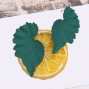 Boucles d'oreilles pendantes feuilles G218 9