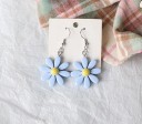 Boucles d'oreilles pendantes marguerites G1399 9