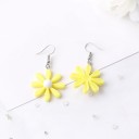 Boucles d'oreilles pendantes marguerites G1399 8