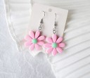 Boucles d'oreilles pendantes marguerites G1399 11