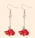 Boucles d'oreilles pendantes nuage pour femmes 6