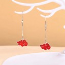 Boucles d'oreilles pendantes nuage pour femmes 1