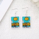 Boucles d'oreilles pendantes pour femmes 17