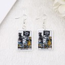 Boucles d'oreilles pendantes pour femmes 2