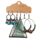Boucles d'oreilles pendantes pour femmes 3 paires 20