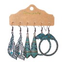Boucles d'oreilles pendantes pour femmes 3 paires 25