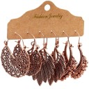 Boucles d'oreilles pendantes pour femmes 3 paires 36