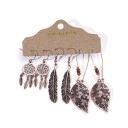 Boucles d'oreilles pendantes pour femmes 3 paires G1018 16
